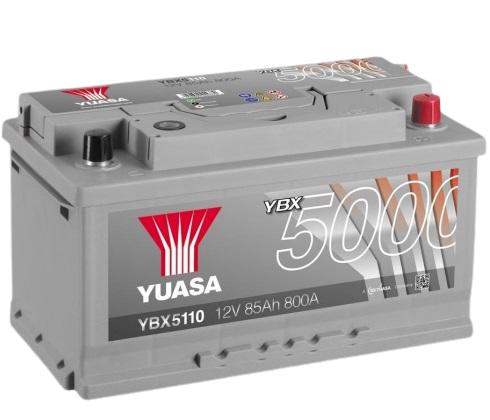АКБ YUASA Silver High Performance 6CT-85L (YBX5110), низ